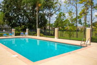 Privacy Pool Area in This Beautiful Home Home