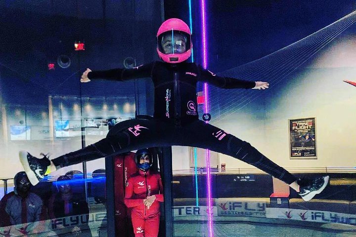 El Paso Indoor Skydiving Experience with 2 Flights  Personalized Certificate