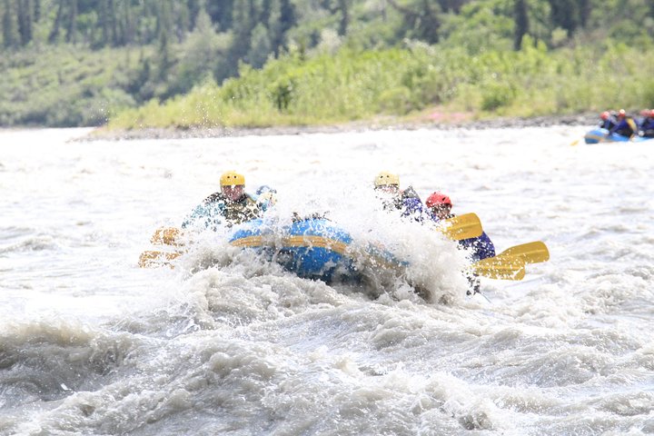 Paddle Rafting on the Nenana Gorge